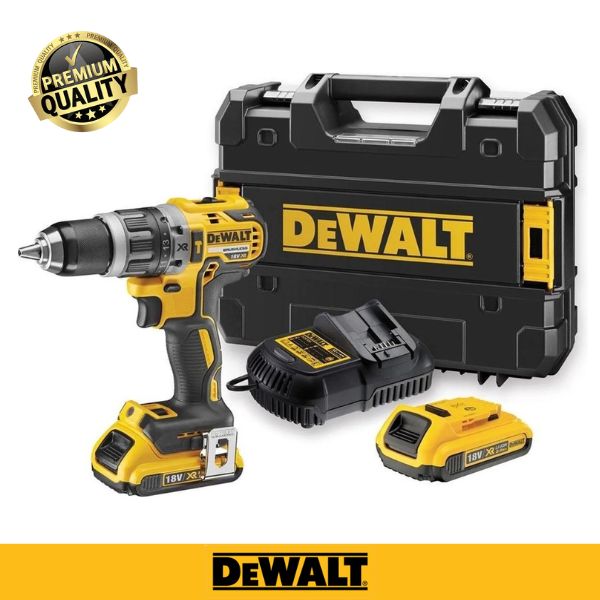 '-Taladro Profesional Dewalt Percutor-Atornillador  21v, 2 Baterías